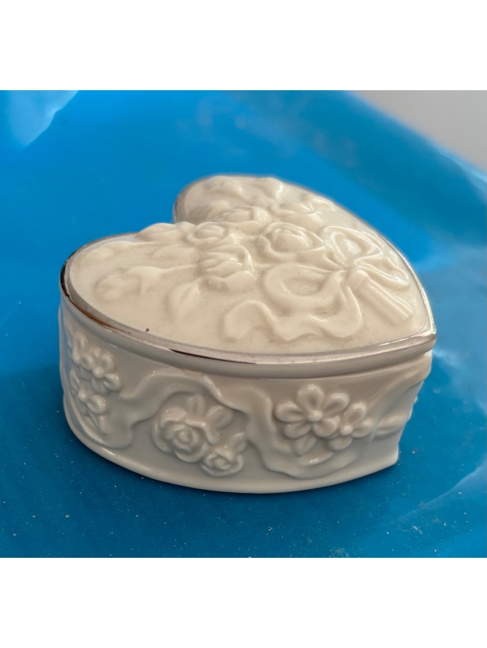 Vintage Lenox Heart Shaped Trinket Box